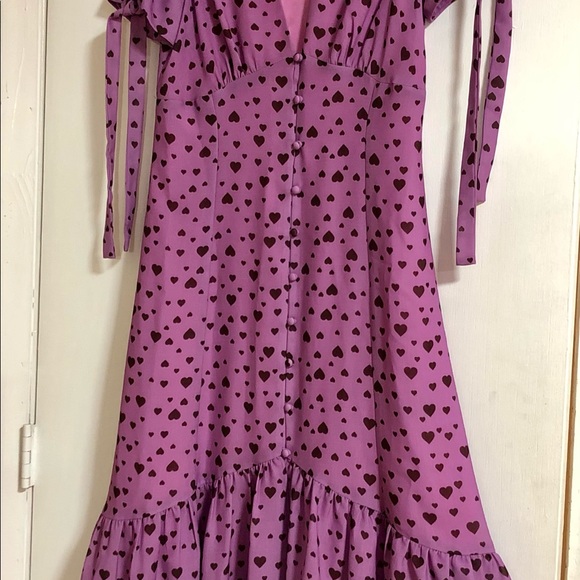 Purple BEAUTY 💜 💜💜 Delfi collective purple 💜Yvette dress. - Picture 3 of 7